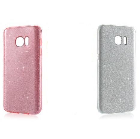 Чехол для Samsung Galaxy S7 Bling series USAMS (Silver / Pink ) ID999MARKET_6020521 фото