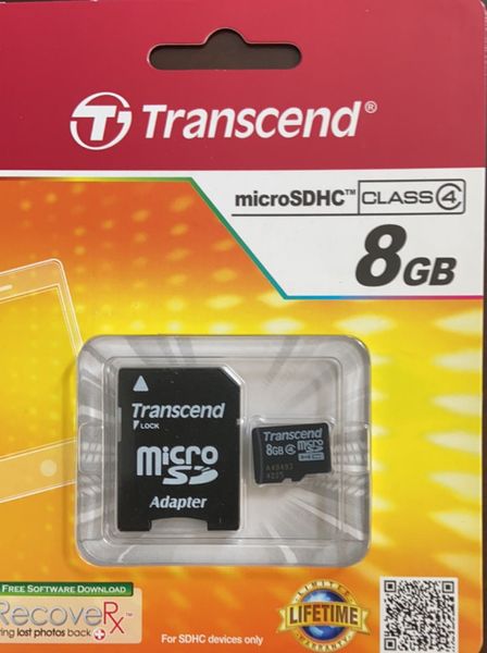 Карта памяти MicroSDHC Transcend 8GB ID999MARKET_6219362 фото
