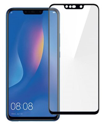 Защитное стекло HUAWEI P SMART+ BLACK (5D) ID999MARKET_6008644 фото